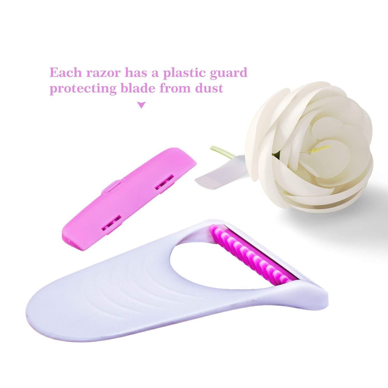 SEASPIRIT SEASPIRIT Max Women's Disposable Body Shaving Razor (Pink) Pack of 6