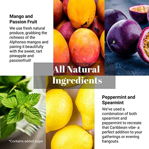 Swa Artisanal Syrups Swa Artisanal Syrups - Rum Cocktail Mixer Combo, 100% Natural, Makes 24-30 Drinks - Pack of 2 Syrups (250ml x 2)