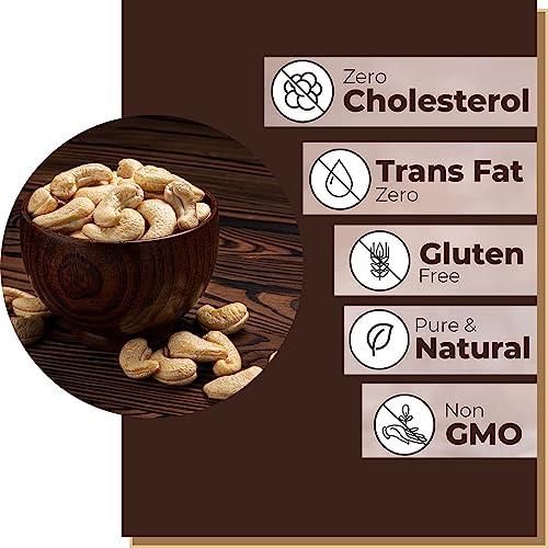 Gouri Gauri Natural Premium Roasted Whole Cashews Crunchy Cashew Premium Kaju Nuts Nutritious and Delicious Gluten Free and Plant Based Protein (250g x 2)