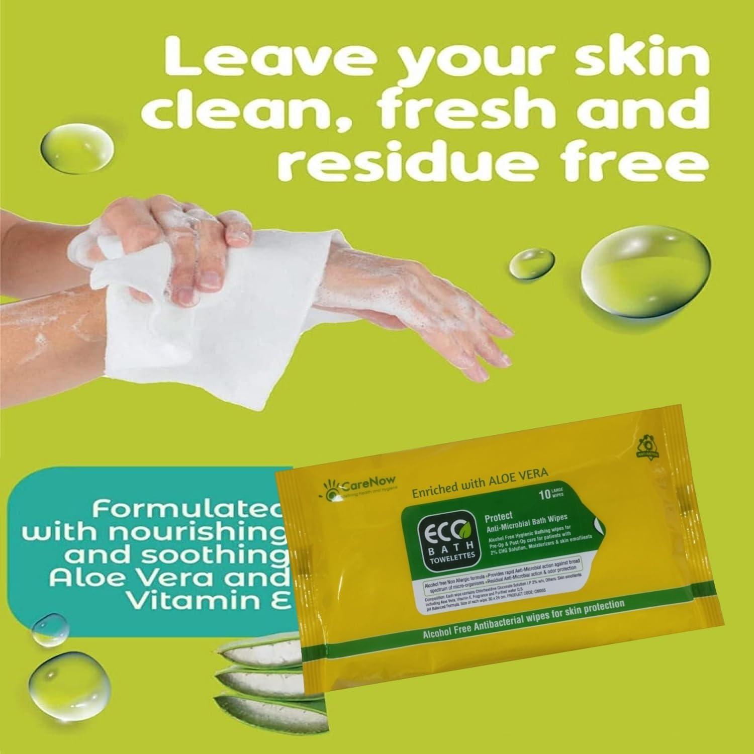 ECO PROTECT ECO PROTECT SKIN ANTISEPTIC WIPES PACK OF 100 WIPES