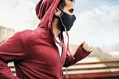 Livinguard Livinguard Fitness Single Layer Washable & Resuable Microfiber Cloth Face Mask With Anti Microbial Properties (Unbeatable Breathability & Ultra Comfort ) for Unisex (Pack of 1)