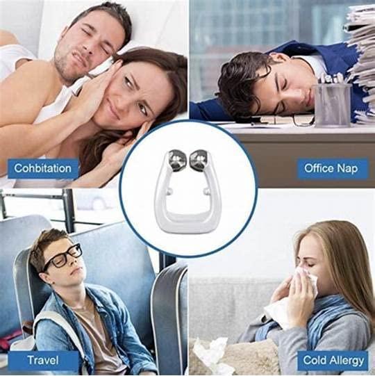 HUBTURE HUBTURE Anti Snore Nose Clip | Silicone Magnetic | Anti Snoring Device For Ease Breathing