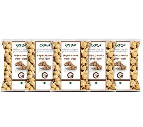 Goshudh-FREEDOM FROM ADULTERATION Goshudh SOYA Chunks-500gm (Pack of 5)