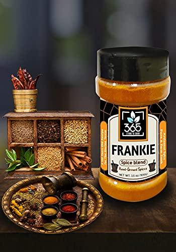 365 STORE TO DOOR 365 STORE TO DOOR Indian Spice – Frankie Masala, 100 gm | Homemade Powdered | for Healthy Cooking | Ready to use | All Seasonings Spices | Pure & Hygiene | Spice Mix – Pack of 1