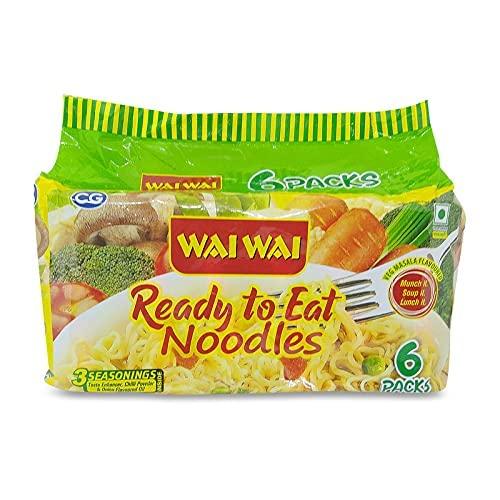 ?CG Foods India Pvt Ltd Wai Wai Ready to Eat Veg Masala Noodles, 420g