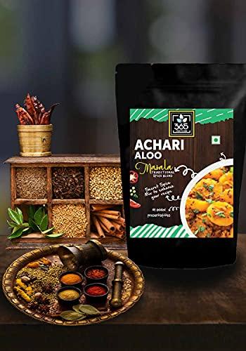 365 STORE TO DOOR 365 STORE TO DOOR Indian Spice - ACHARI ALOO MASALA, 250 gm | Homemade Powdered | Spices for Healthy Cooking | Ready to use | All Seasonings Spices | Spice Mix – Pack of 1