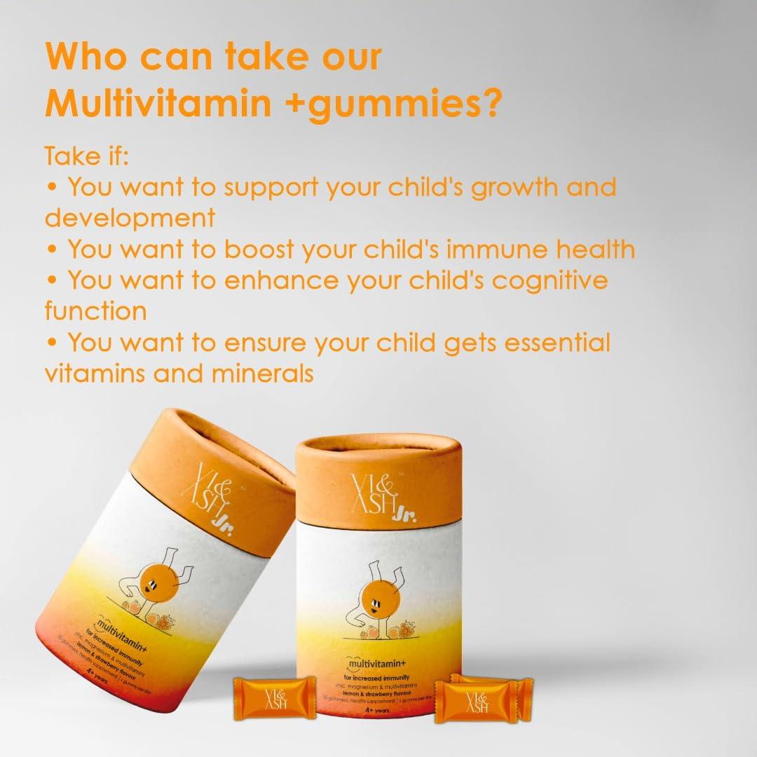 VI & ASH VI & ASH MV+ - NOURISH YOUR GROWTH - Supports Immune Health | Enhances Cognitive Development | Tasty and Fun | Balances Energy Levels | Promotes Overall Well-being - 90-Day-Pack