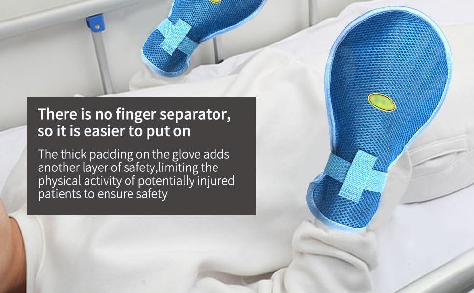 P S ASSOCIATES Dementia Restraint Gloves - Control Mitts Safety Hand Glove, Restraint Mitts, Dementia Products for elderly
