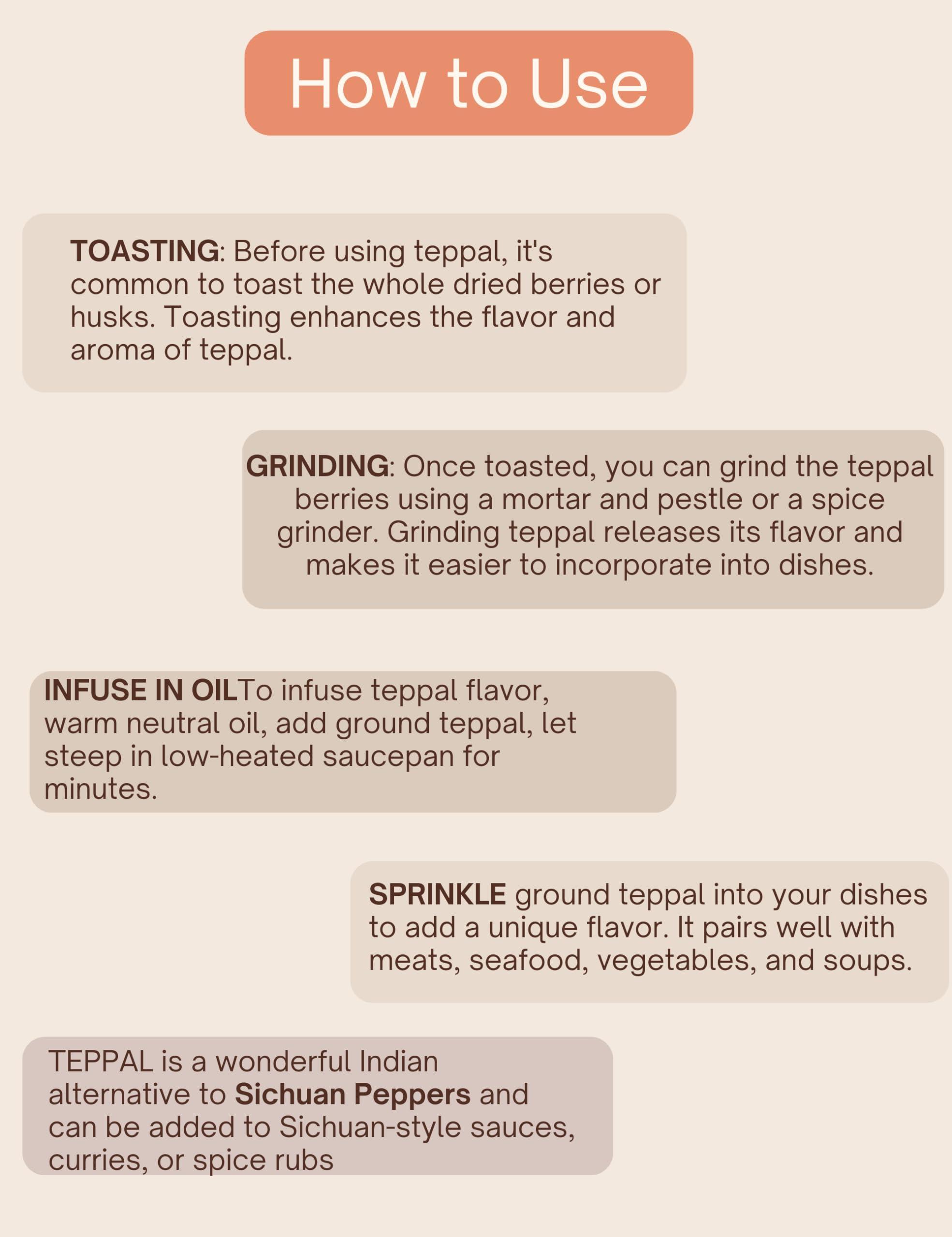 Spice Meve - Your Local Indian Spice Souk - Whole Spice Meve Indian Sichuan Pepper Corns | Triphal | Teppal | Konkani Pepper (200 gm)