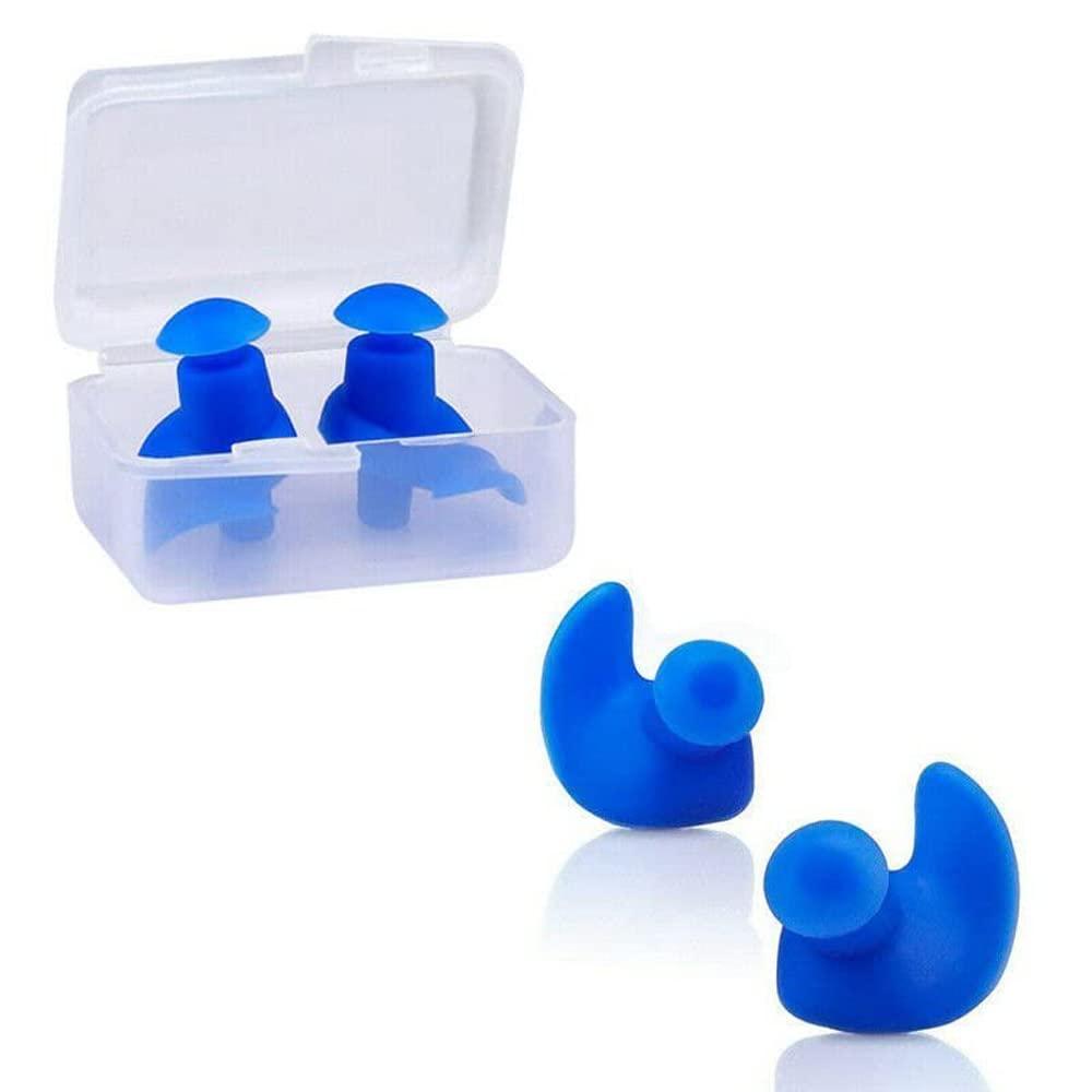 James HealthPlus Waterproof Swimming Earplugs Professional Silicone Swim Earplugs Adult Swimmers Children Diving Soft Anti-Noise Ear Plug New