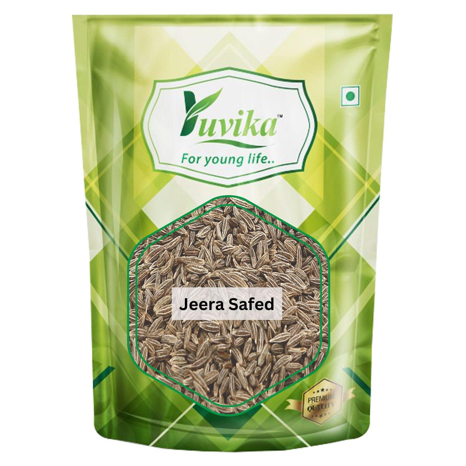 Yuvika YUVIKA Jeera Safed - Cuminum Cyminum - White Cumin Seeds (900 Grams)