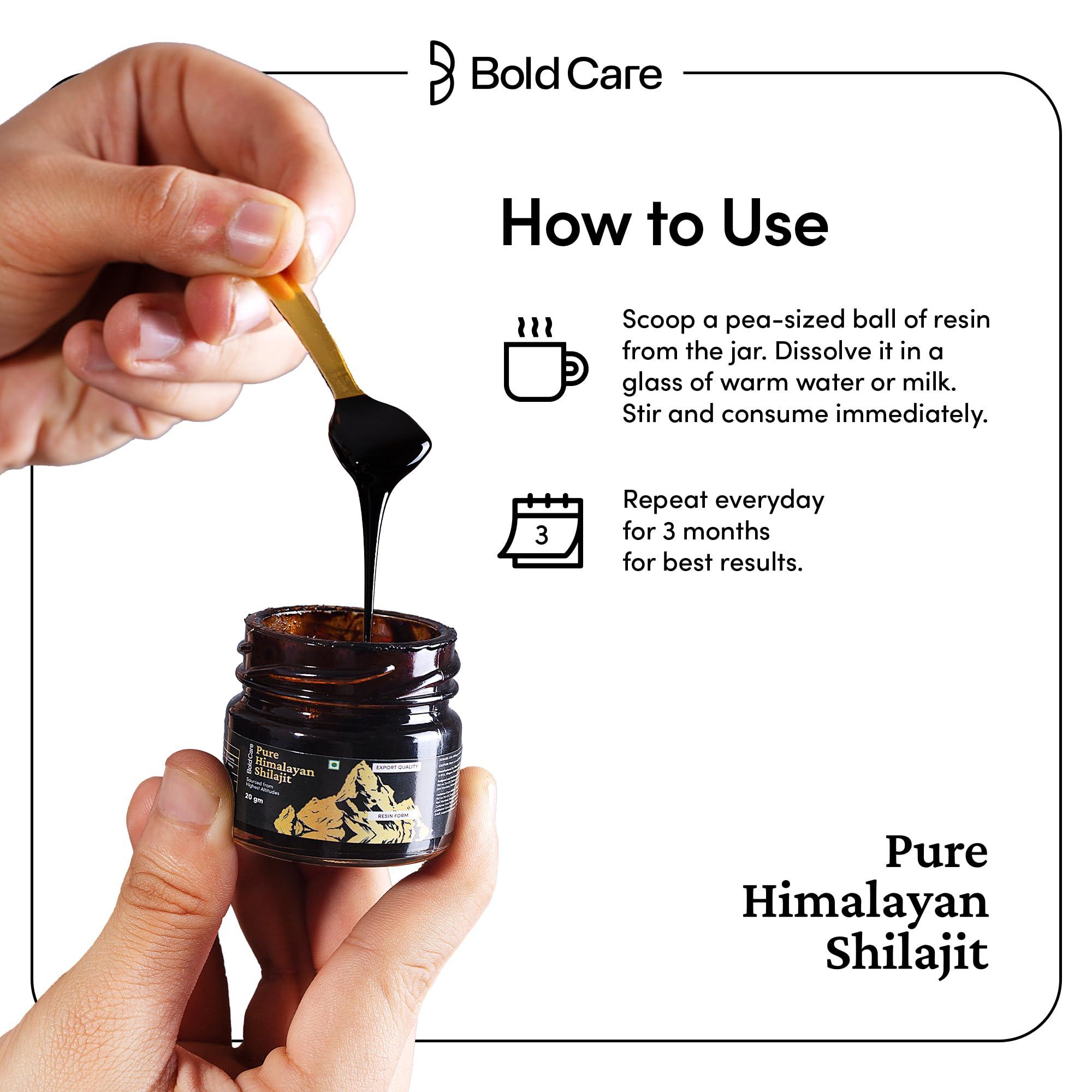 Bold Care Bold Care Himalayan Shilajit Resin - 20 gm (20 gm (Pack of 1))