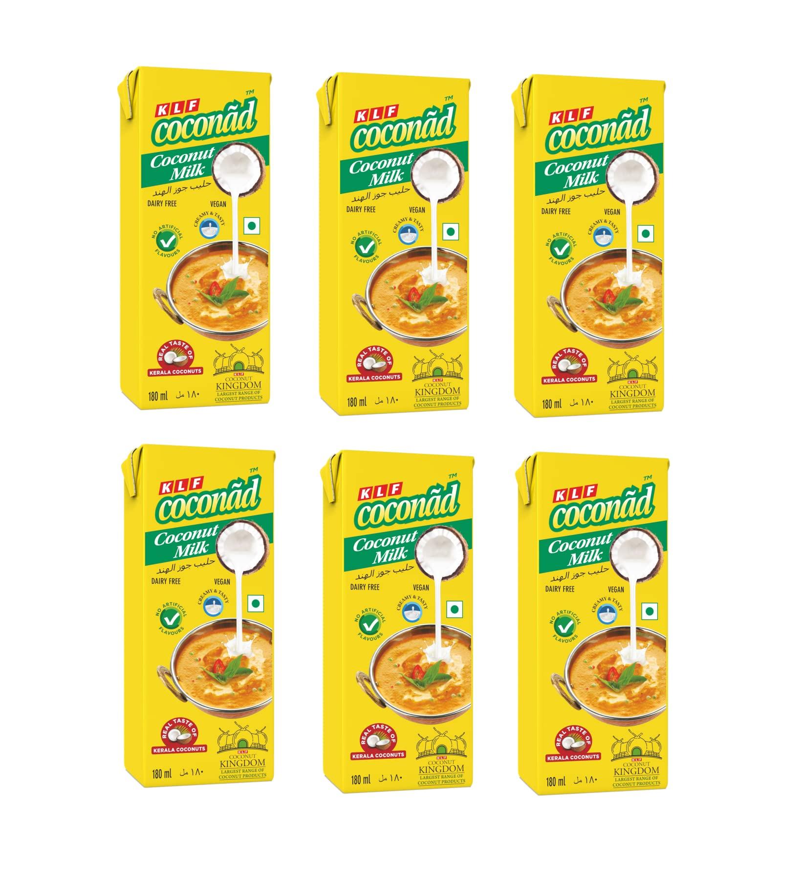 KLF Coconad KLF Coconad Coconut Milk (Vegan) 180ml (Pack of 6)