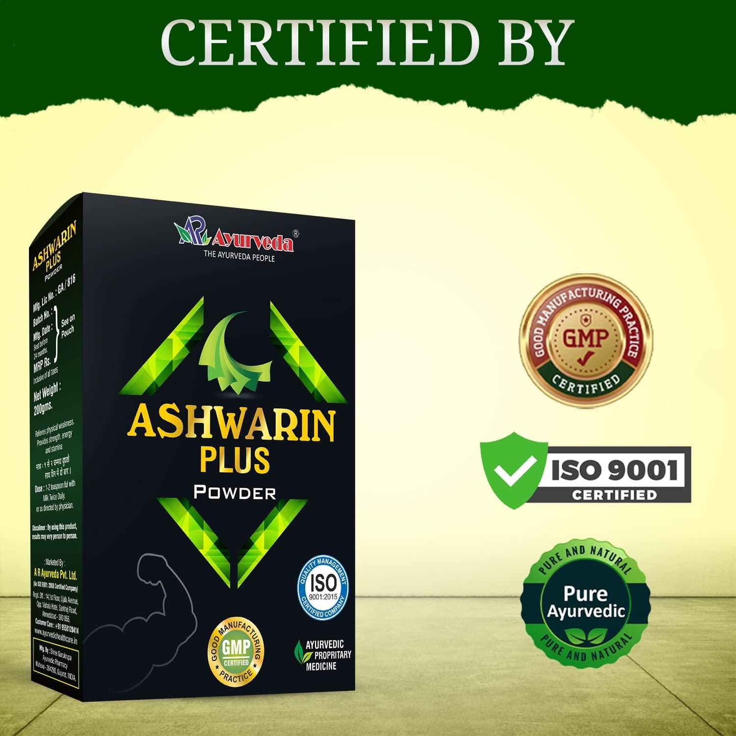 A R Ayurveda A R Ayurveda Ashwarin Plus Powder, Weight Gain Powder For Men