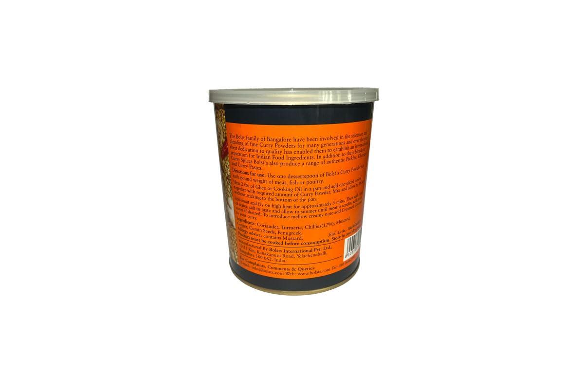 Bolsts Bolst\'s Hot Curry Powder | Curry Masala | Indian Kitchen Spices Masala | 10+ Authentic Whole Indian Spices | Multi-Purpose Cury Powder For Veg or Non-Veg Curries & Sabzis 500g