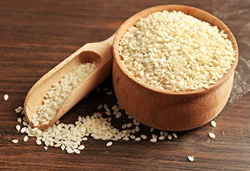DRY FRUIT HUB Dry Fruit Hub Nylon sesame seeds 1kg,Hulled White Sesame Seeds, Nylon Til, Sesame seeds hulled, Sesame Seeds for Eating