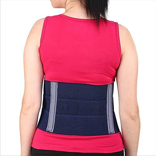 HINMIN HINMIN abdominal belt after delivery for tummy reduction, Lumbo Sacral, Lower Back Brace provides Back Pain Relief - Breathable Belt for Men and Women keeps your Spine Straight (S)