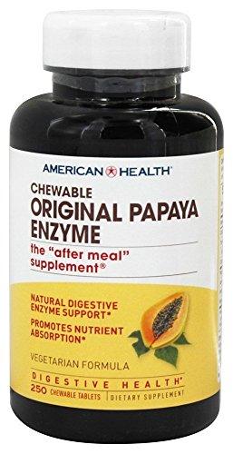 American Health American Health Original Papaya Enzyme Chewable - 250 Tablets