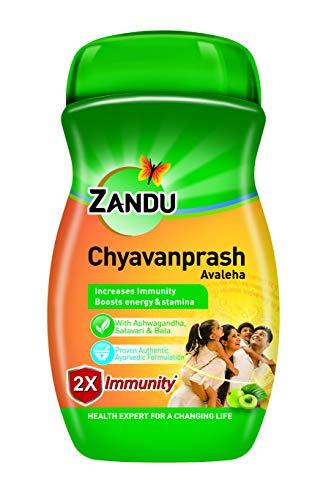 Zandu ZANDU CHYAVANAPRASH Avaleha for Increasing Immunity and Stamina, 900g & Pure Honey, 100% Purity, No Added Sugar, 500g