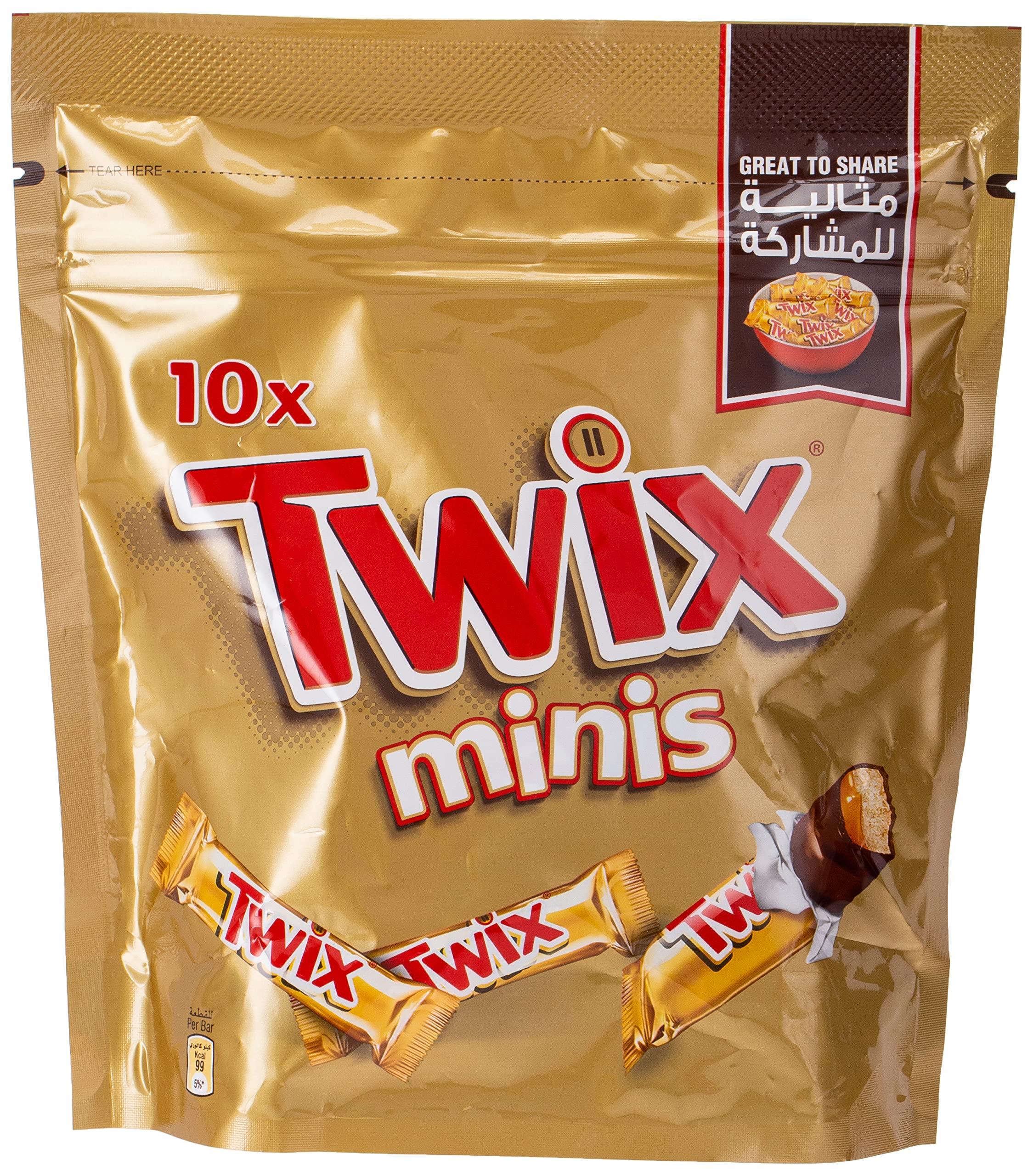Twix Twix Minis 10 Bars 200 Grams