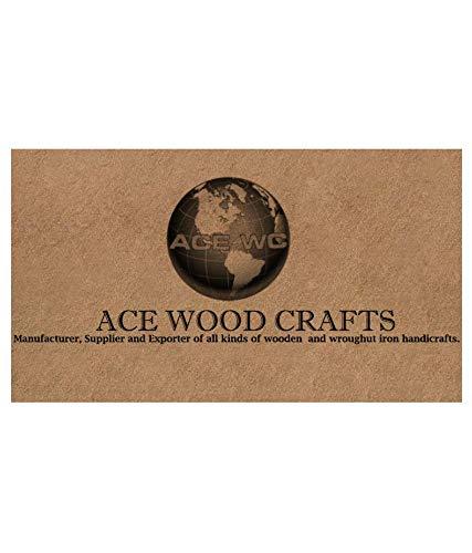 ACE WOOD CRAFTS AWC Wooden Foot/Feet Massager 6 Roller Stress Acupressure Acupuncture Foot Massage