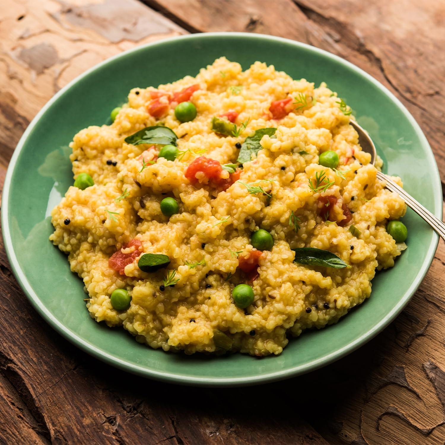 VGBNP VGBNP Vasani-G Natural & Unpolished High Fiber Wheat Dalia (Broken Wheat Daliya) Easy To Cook Wheat Porridge (Gehu Ka Dalia | Crushed Dalia) - 4Kg