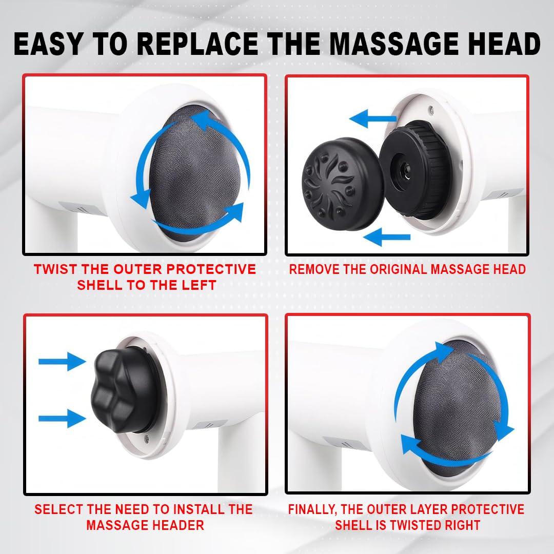 RoboTouch Robotouch Body Bliss Full Body Massager Machine for Pain Relief | Body & Back Pain Relief Product | Handheld Electric Manipol Mini Massager | 6-Speed Controller