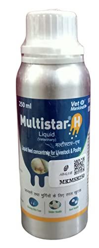 Generic Multistar H Multivitamin Liquid for Small & Large Animals (250 Ml)