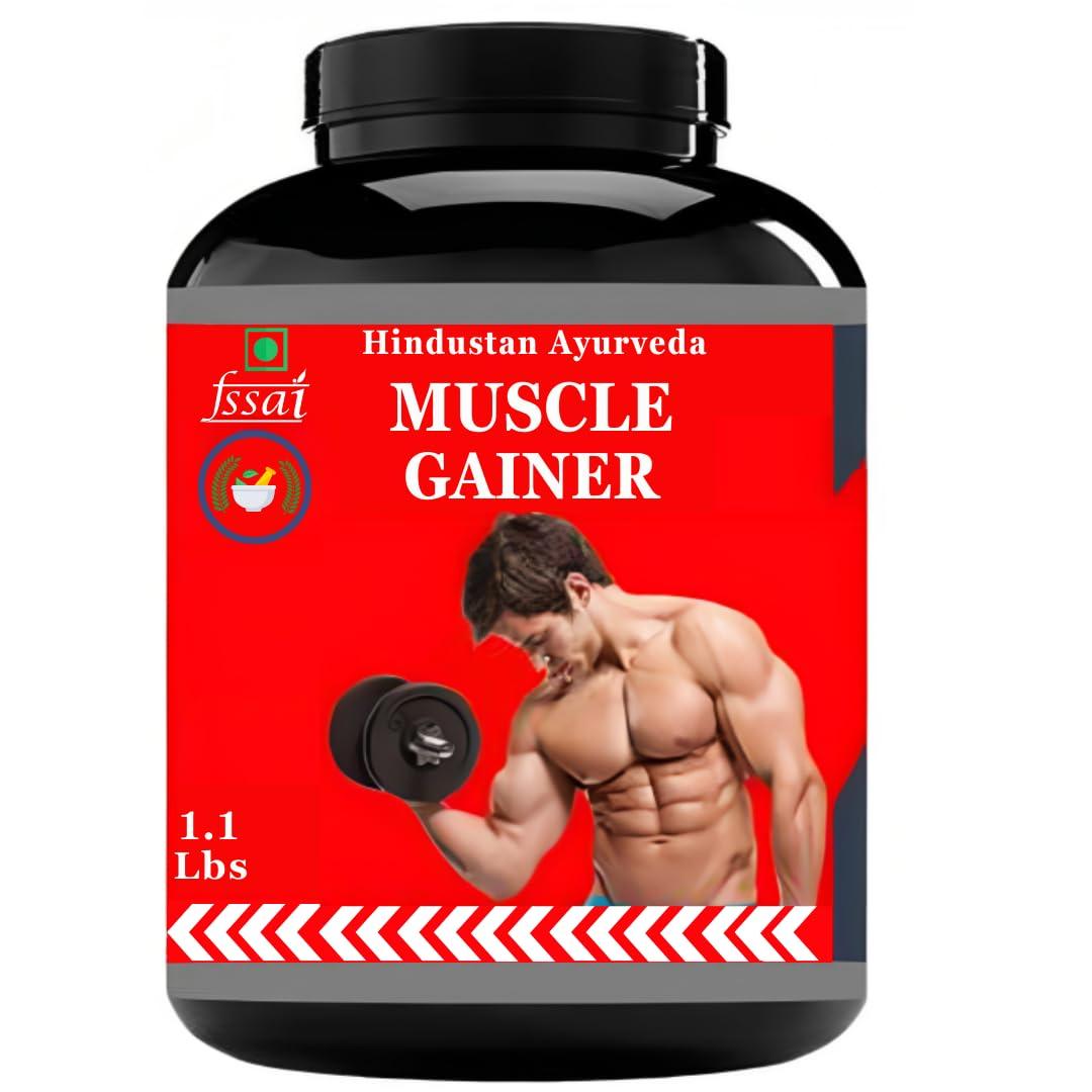 Generic Muscle Gainer Powder | High Protein High Calorie [Lean Weight Gainer Supplement] - Vanilla flavour -Pack of 1 |500g powder