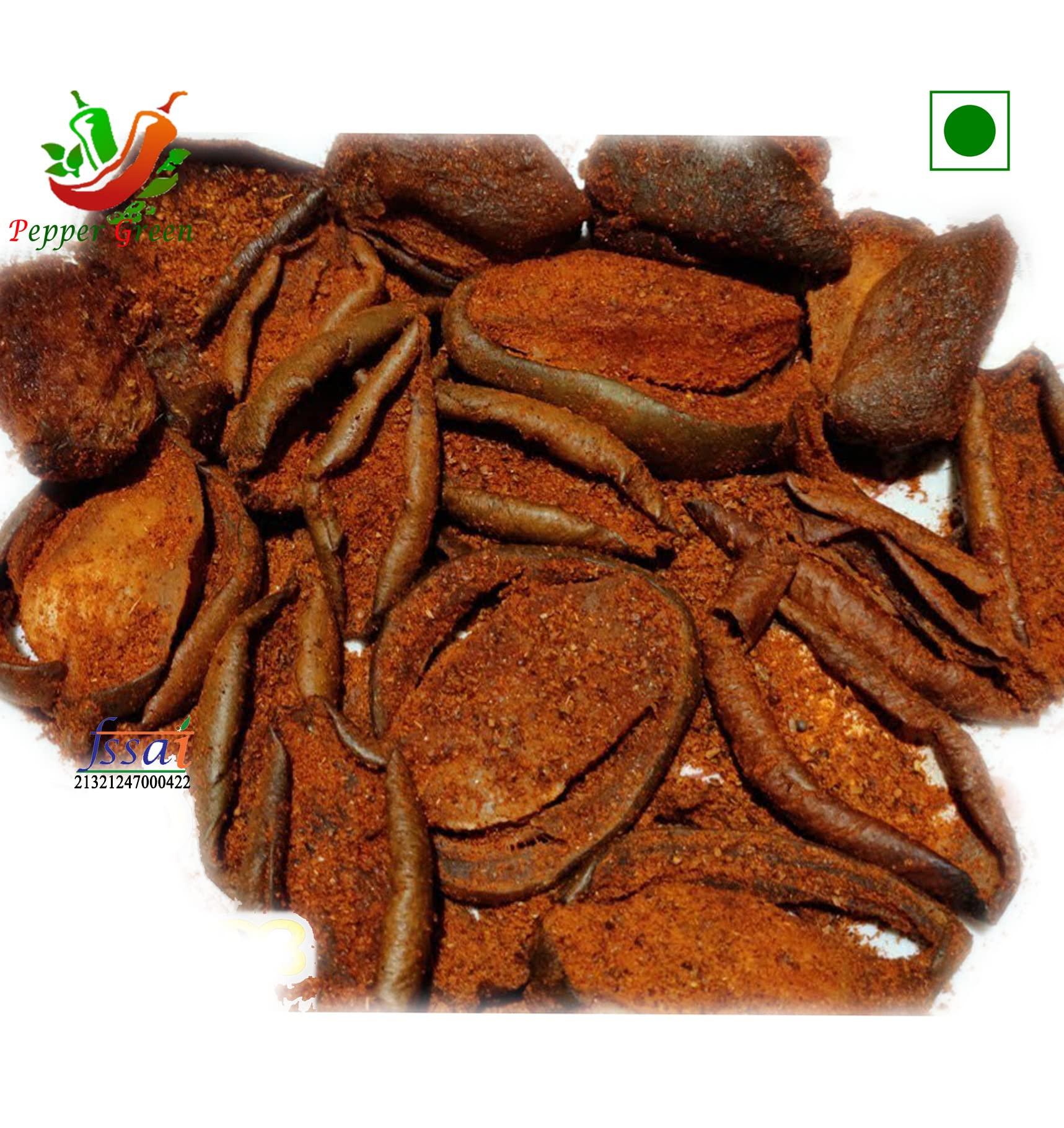 Pepper Green Pepper Green Homemade Dried (Thuramanga) Chile Spiced Mango 250.gm. Wayanad Traditional