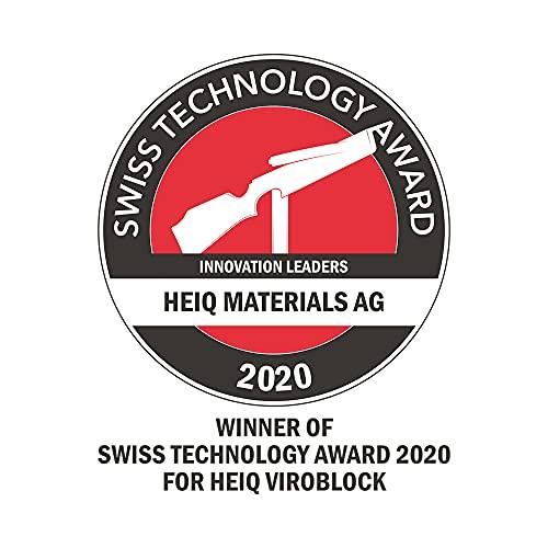 I Dote I Dote Unisex Antiviral HeiQ Viroblock Cotton Cloth Face Mask, Chambray Blue, Medium Size | Reusable Washable With Adjustable Ear Loops.