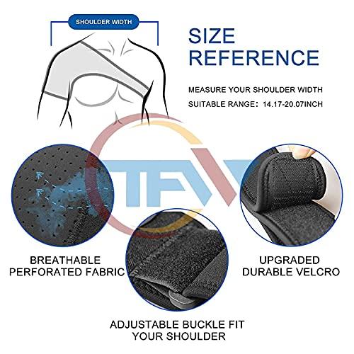 Swada Kitch Swada Kitch Shoulder Brace & Rotator Cuff Support Brace for Men & Women , Shoulder Compression Sleeve with Pressure Pad is Ideal for Dislocated AC Joint, Labrum Tear & Frozen Shoulder Pain Relief