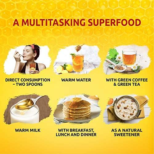 Saffola Saffola Honey, 100% Pure NMR Tested Honey, 1kg