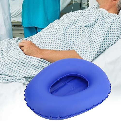 Wakects Medical Inflatable Bed Pan, Portable Washable Anti Bedsore Air Cushions Bedpan Nursing Toilet for Elderly Bedridden