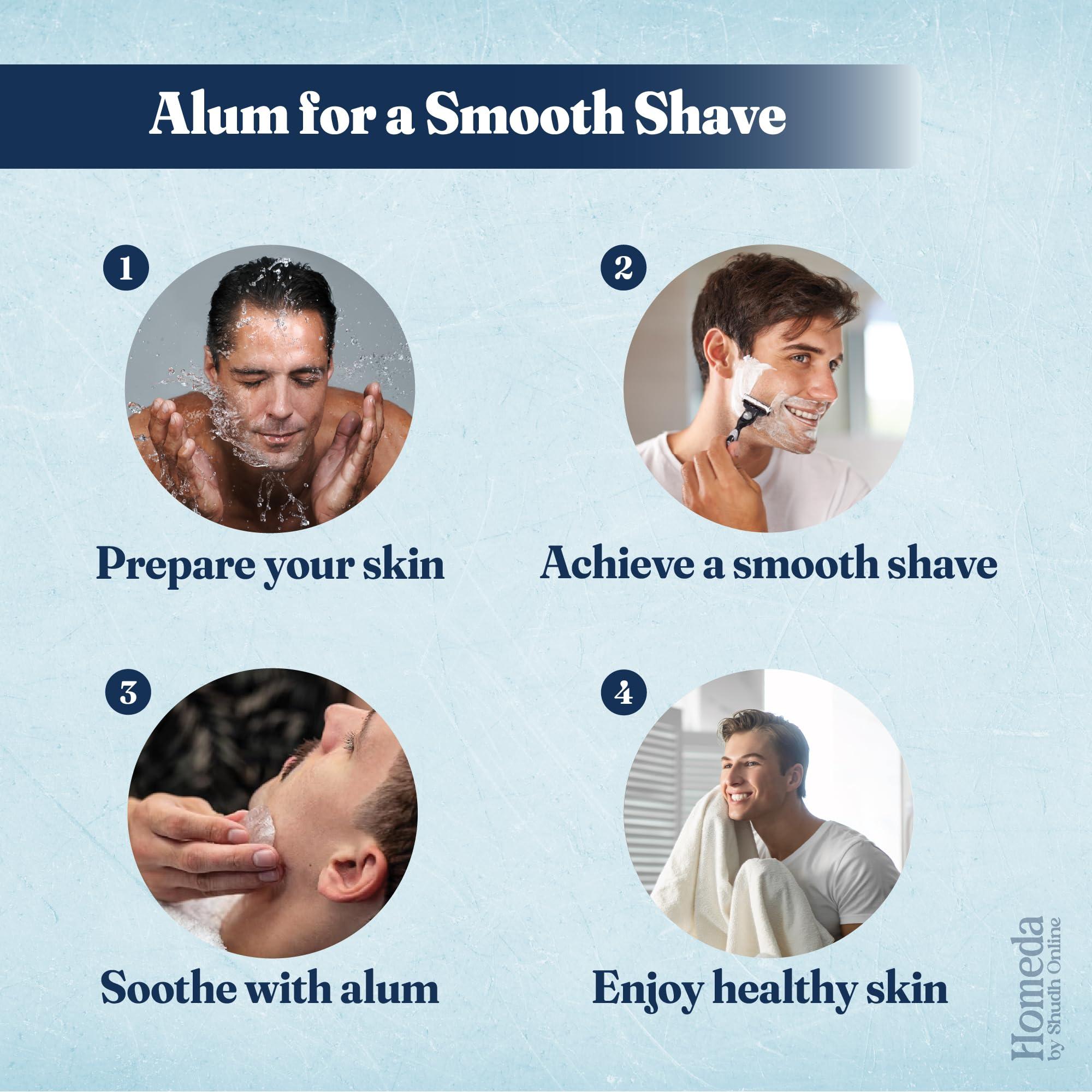 Shudh Online Shudh Online Fitkiri, Fitkari, Fitakri, Alum stone (100) - Water purification, Vastu, Shaving, Skin, Teeth, Plants