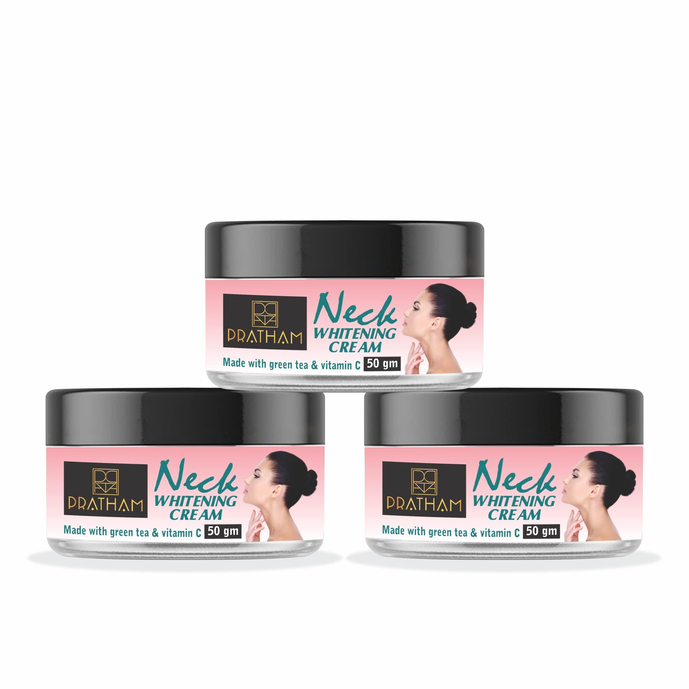 Generic Pratham neck whitener cream For Dark Body Parts like Neck Ankles Knuckles Armpits Thighs Elbows Bikini Area