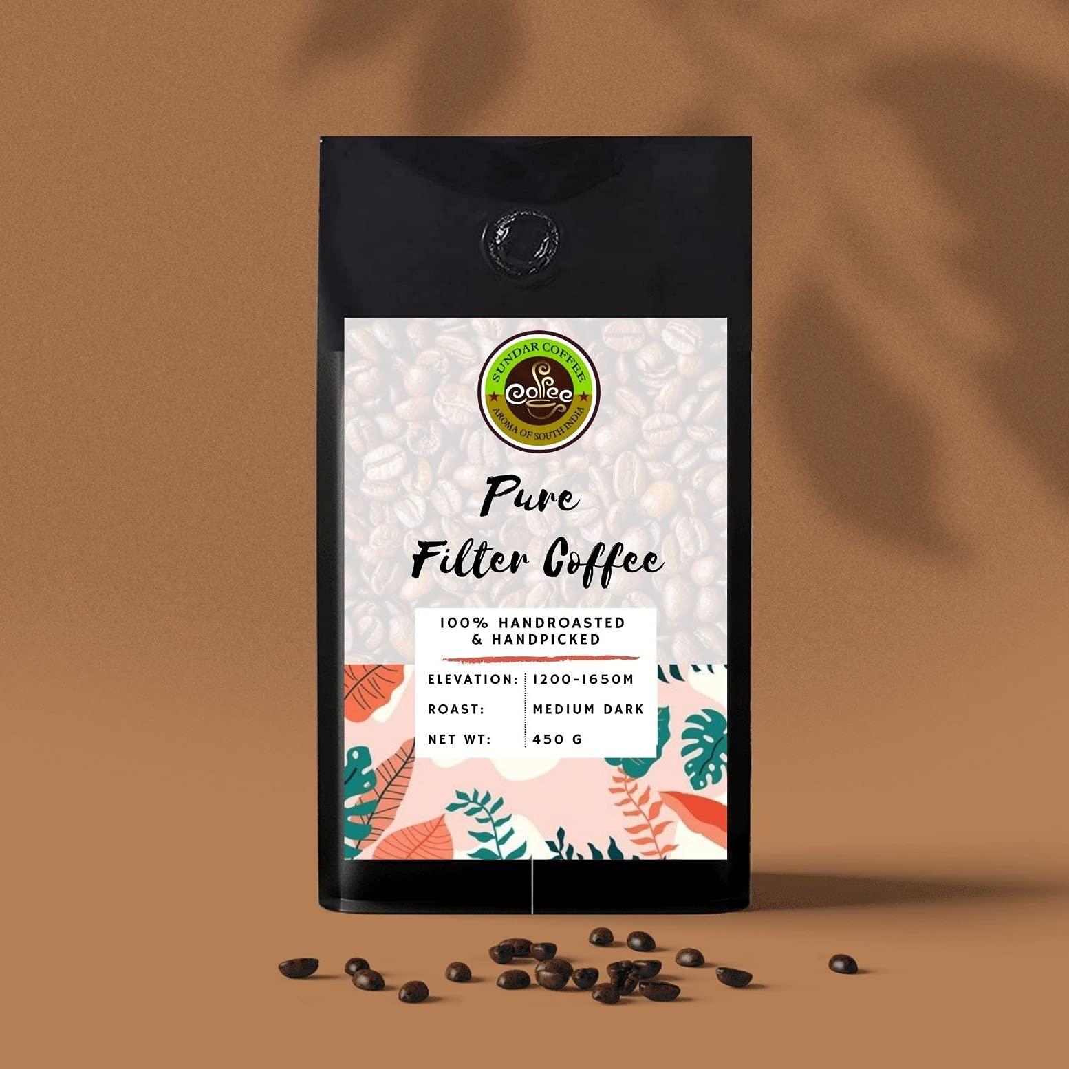 SUNDAR COFFEE AROMA OF SOUTH INDIA Sundar Pure Filter Coffee 900g