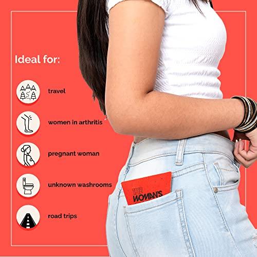 THE WOMAN'S COMPANY The Woman's Company 20 Funnels Disposable Female Urination Device for Women and Girls | Portable, Leak-proof Stand and Pee Funnels | Public Toilets, Travel, Camping, Hiking and Outdoor Activities