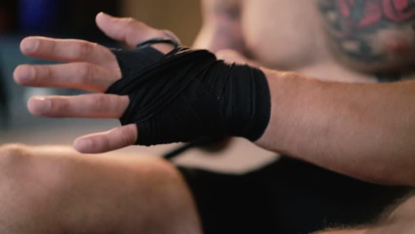 Maizo Maizo Stretchable Support Hand wrap, Workout/Boxing & Punching Great for MMA, Muay Thai, Martial Arts, Wrist Support for Adults (108, Black)