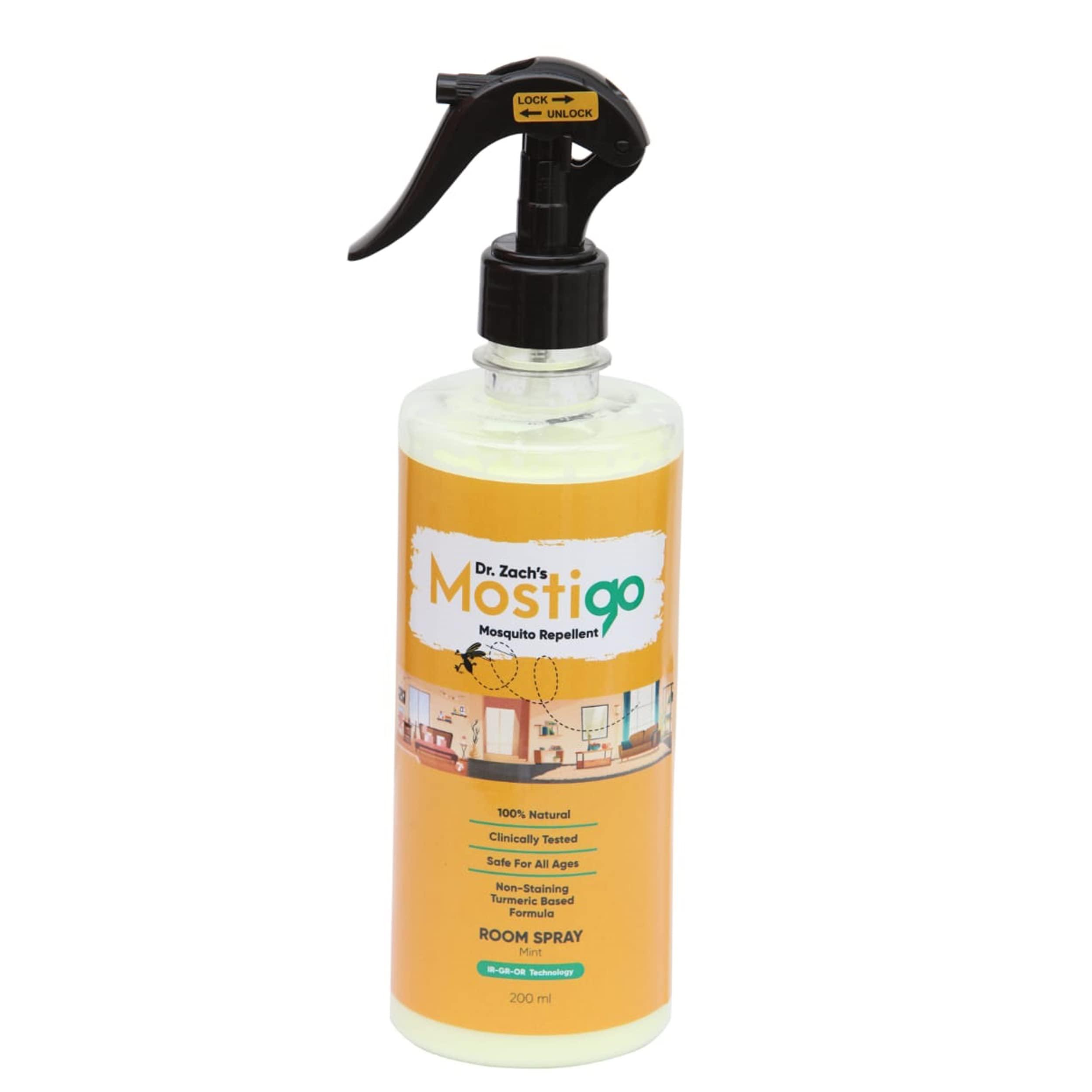 Dr Zachs Mostigo Mosquito Repellent Room Spray, 100% Natural Safe for Adults, Children & Pets