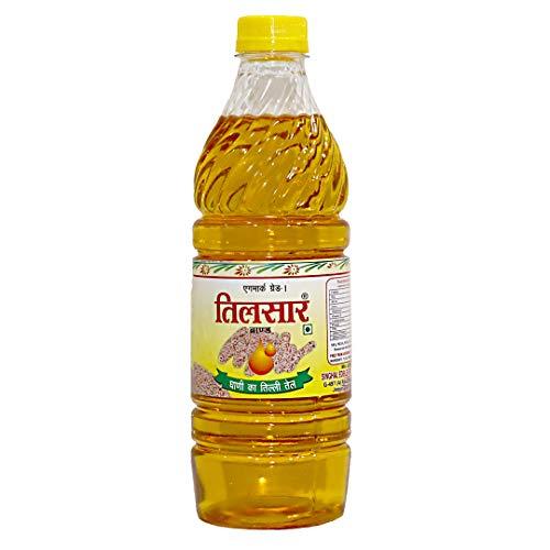 TILSAR Tilsar 500ml Ghani White Sesame Oil (Kolhu/Chekku Filtered Til Oil / Gingelly Oil) - 500ml