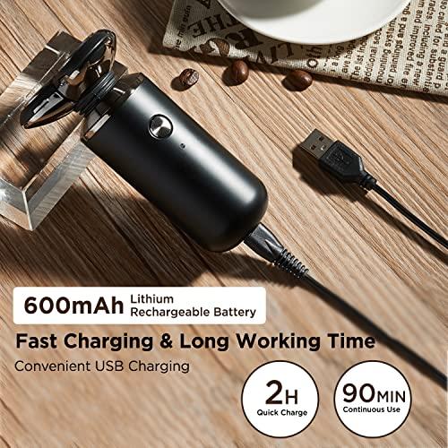 NOYMI Noymi 3 in 1 Shaving Machine | Beard Trimmer for men with Waterproof IPX7 technology | Fast Charging with 90 Mins Continuous Use (Shaver + Trimmer)