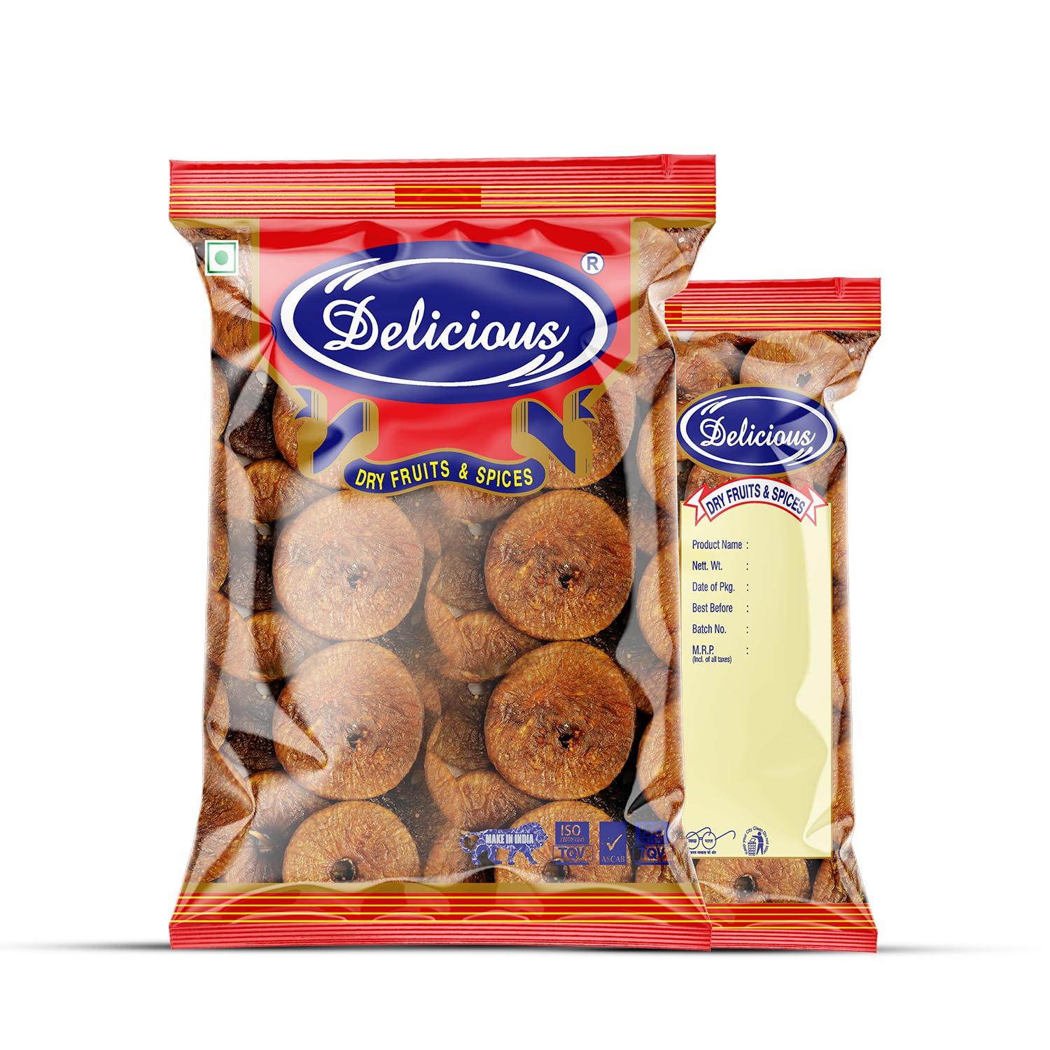 Delicious Delicious Selected Anjeer | Delicious Fig | Dried Figs Dry Fruits | Anjeer 100 grams