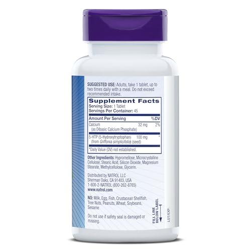 Natrol NATROL 5-HTP TR - Time Release (100mg) 45 tabs
