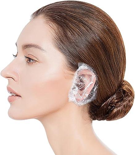 Belanto Waterproof Ear Stickers 500pcs, Disposable Ear Waterproof Ear Protection for Swimming, Showering and Other Water Sports Kids,women Heel Invisible Foot Sticker, Plastic (Disposable Ear Covers 500)