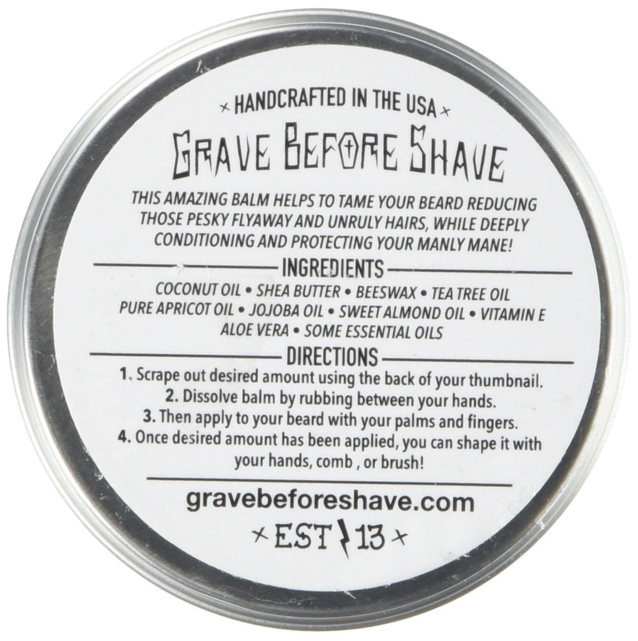 GRAVE BEFORE SHAVE GRAVE BEFORE SHAVE Cigar Blend Beard Balm (Cigar/Vanilla scent) (2 oz.)