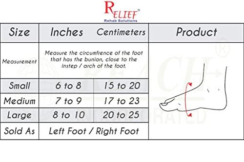 Relief Relief Hallux Valgus Bunion Aligning Splint (Medium Size - Right Foot)