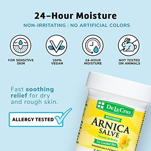 De La Cruz SUPER MUSCLE PAIN RELIEF ARNICA SALVE - POMADA DE ARNICA DOLOR MUSCULAR