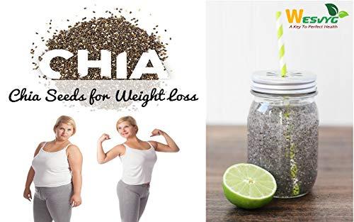 WESVYG Wesvyg Chia Seeds for wt. Loss | High in Protein, Calcium & Fiber - 300 G