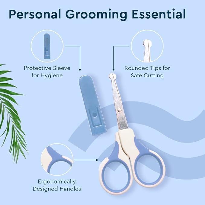 Generic Precision Pubic Hair Trimming Scissors | Rounded Tips for Safe Grooming | Multipurpose Shears for Men and Women | Stainless Steel with Easy Handling | Comes with Hygeine Cap